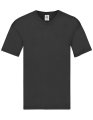 Heren T-shirt V Hals Fruit of the Loom 61-426-0 Black